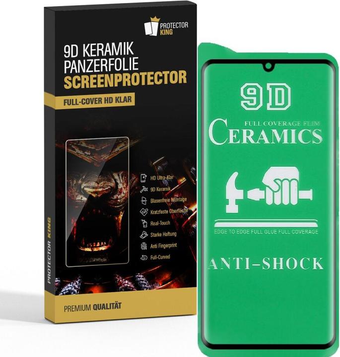 Actual product image Protectorking 3x Ceramic-Glass Full Cover HD Klar (3 Piece, Xiaomi Redmi Note 10)