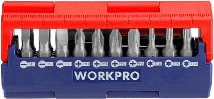 Actual product image Workpro Set of screwdriver tips 13 pieces