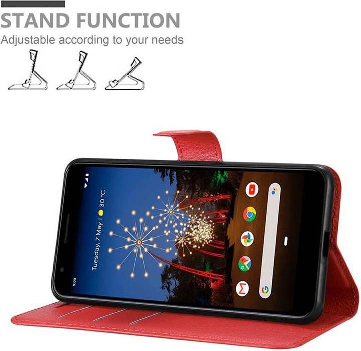 Actual product image Cadorabo Book with stand function cover (Google Pixel 3a)