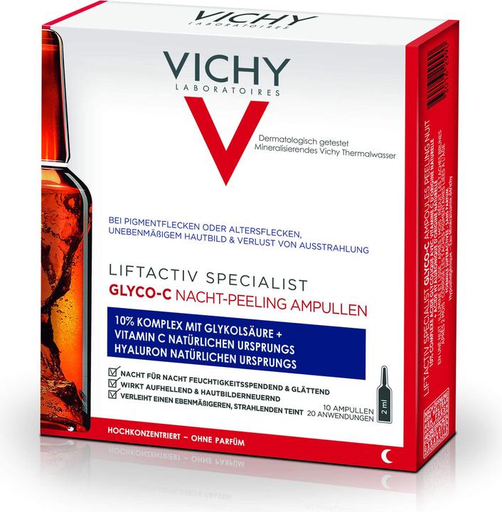 Actual product image Vichy Liftactiv Glyco-C Night Peel Ampoules (20 ml)