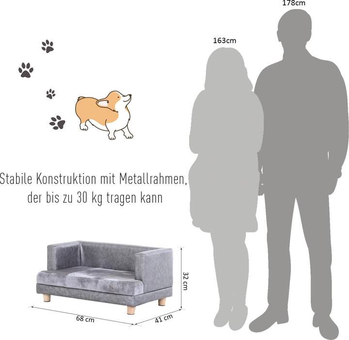 Produktbild PawHut Hundesofa im modernen Design (Hund)