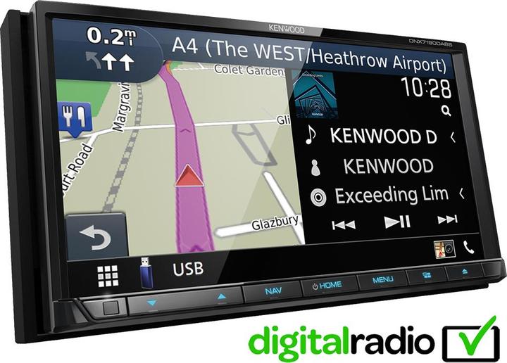 Image du produit Kenwood DNX-7190DABS (Apple Carplay, Voiture Android)