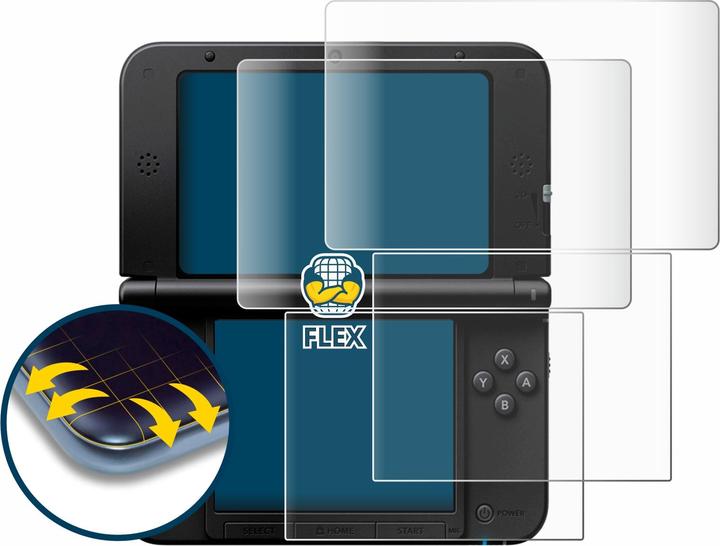 Produktbild BROTECT Fullscreen Schutzfolie Displayschutz Folie Klar Transparent (DSi XL)