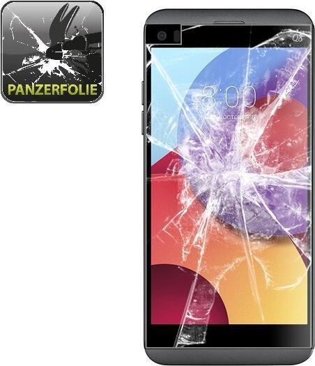 Actual product image Protectorking 2x Panzerfolie Anti-Shock HD Klar (2 Piece, LG Q8)