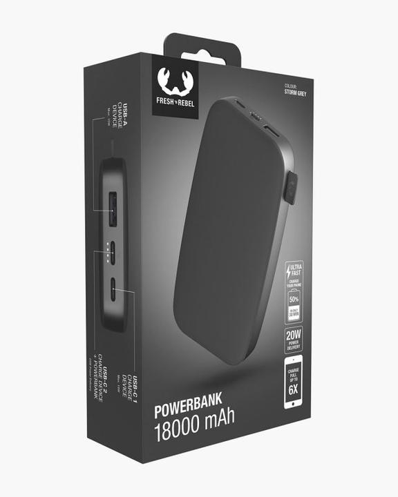Actual product image Fresh'N Rebel Powerbank (18000 mAh, 20 W, 66.60 Wh)