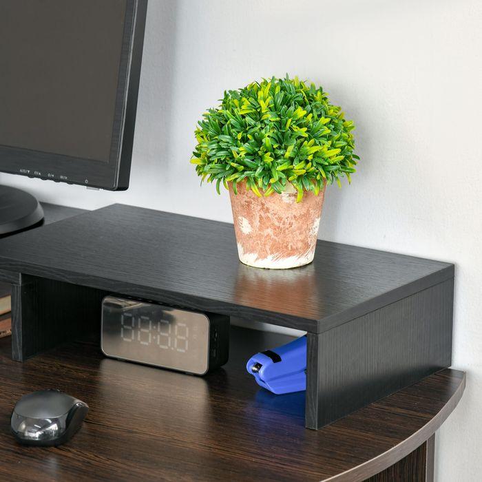 Produktbild Swisshandel24 Monitorständer Länge Winkel verstellbar doppelter Bildschirmständer Holzregal Monitorhalter für Bild