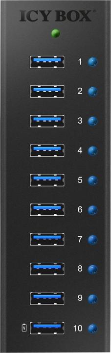 Actual product image Icy Box Ib-Ac6110 (USB-B, 10 Ports)