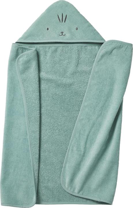Image du produit Vertbaudet Serviette de bain bébé & enfant à capuche en coton recyclé