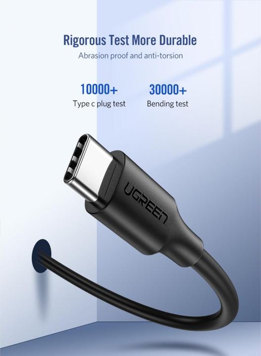 Image du produit Ugreen USB-C Power Delivery QC 3.0 20V 3A 60W (2 m, USB 2.0)