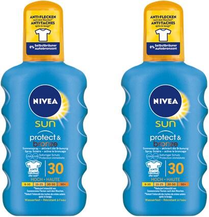 Actual product image NIVEA Protect & Bronze Duo