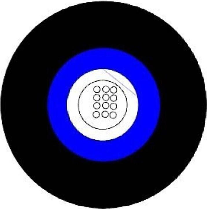 Image du produit Draka Câble extérieur à fibres optiques A-DQ(ZN)B2Y 12 E9 OS2 Monomode O CT D DA PE 3KN 12 SM2D 1