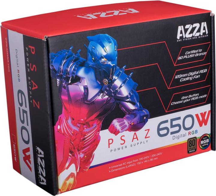 Produktbild Azza Netzteil PSAZ ARGB (650 W)