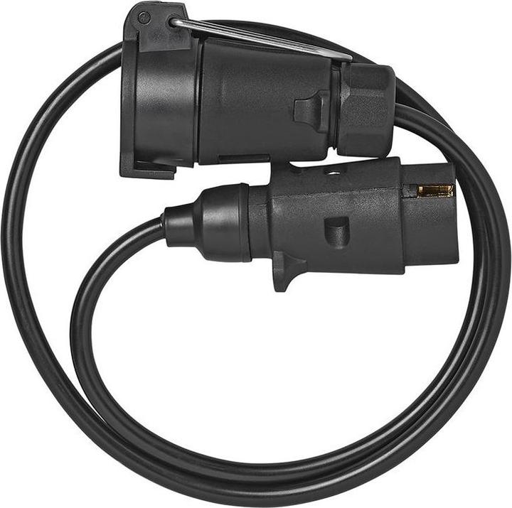 Produktbild ProPlus Verlängerungskabel 1M mit Stecker und Steckdose 7-polig (1 m)