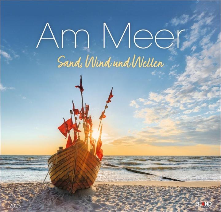 Image du produit Au bord de la mer Edition Calendrier 2025 - Sable, vent et vagues (48 x 46 cm, Couverture rigide, Allemand)