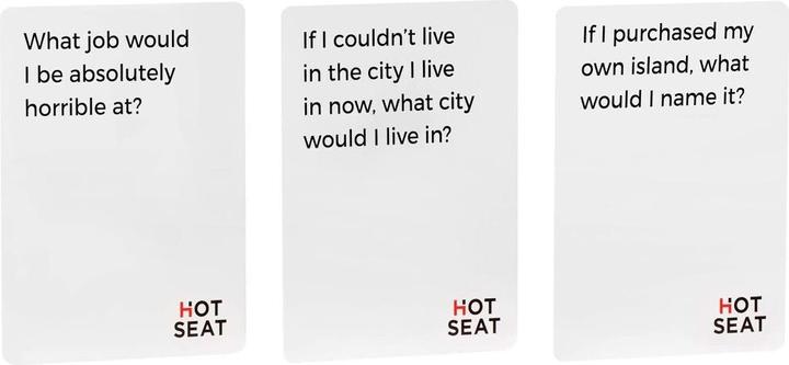 Produktbild Dyce Games Hot Seat - The Adult Party Game About Your Friends (Englisch) (Englisch)