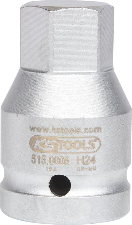 Produktbild KS Tools 3/4" Kraft-Bit-Stecknuss Innensechskant (24 mm)