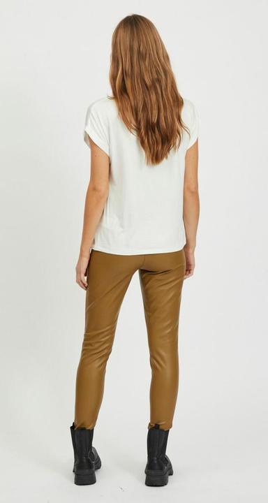 Actual product image Vila Shiny top with short sleeves (36)