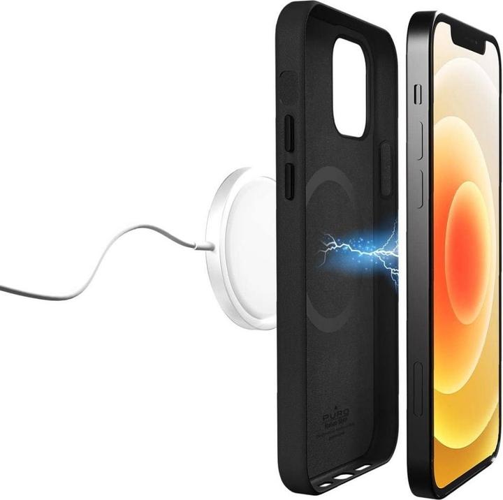 Produktbild Puro Case SKYMAG MagSafe for Apple iPhone 12/12 Pro (Black) (Apple iPhone 12)