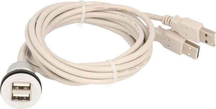 Actual product image Schlegel 2 x USB 2.0 female A - 2 x USB 2.0 male A RRJ 2USB 150CM Content: