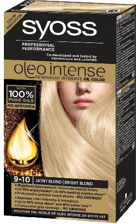 Image du produit Syoss Oleo Intense Hair Dye 9-10 Light Pour cheveux clairs (9-10 Light Pour les cheveux clairs)