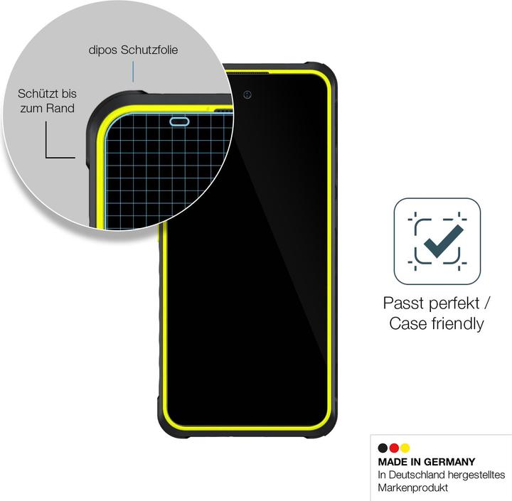 Actual product image Dipos Anti-Shock Screen Protector Clear (1 Piece, Ulefone Armor X)