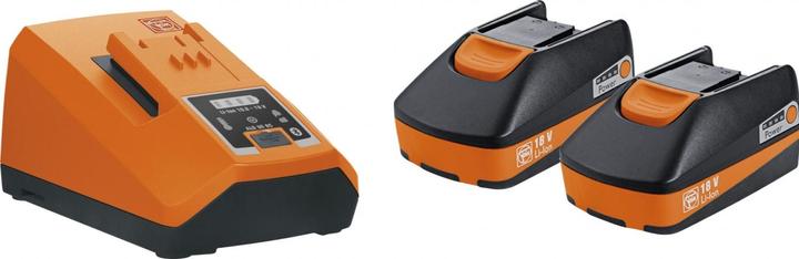 Actual product image Fein Battery Starter Set Quick Charger ALG 80 BC + 2x Li Ion 18 V 3.0 Ah (18 V)