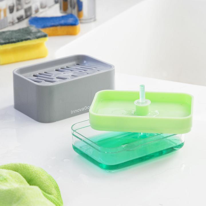 Produktbild InnovaGoods Spülmittelspender für Küchenschwamm