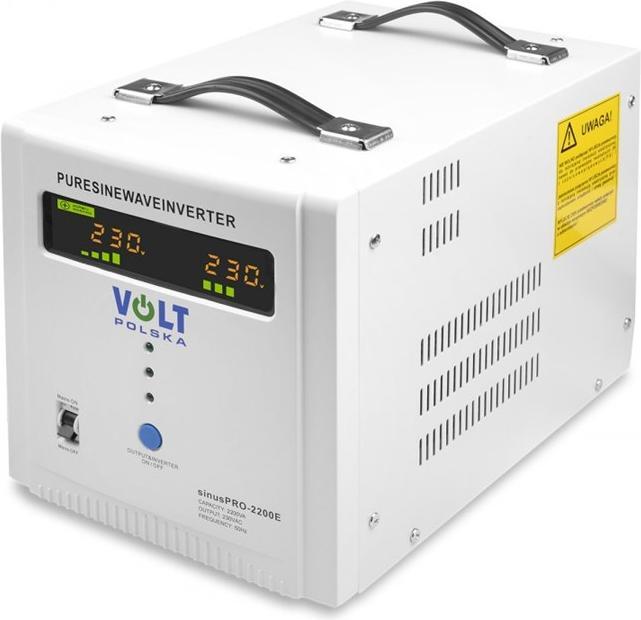 Actual product image Volt Polska ZASILACZ AWARYJNY SINUS PRO 2200 E 12 (2200 VA, 1600 W, Line-interactive UPS)