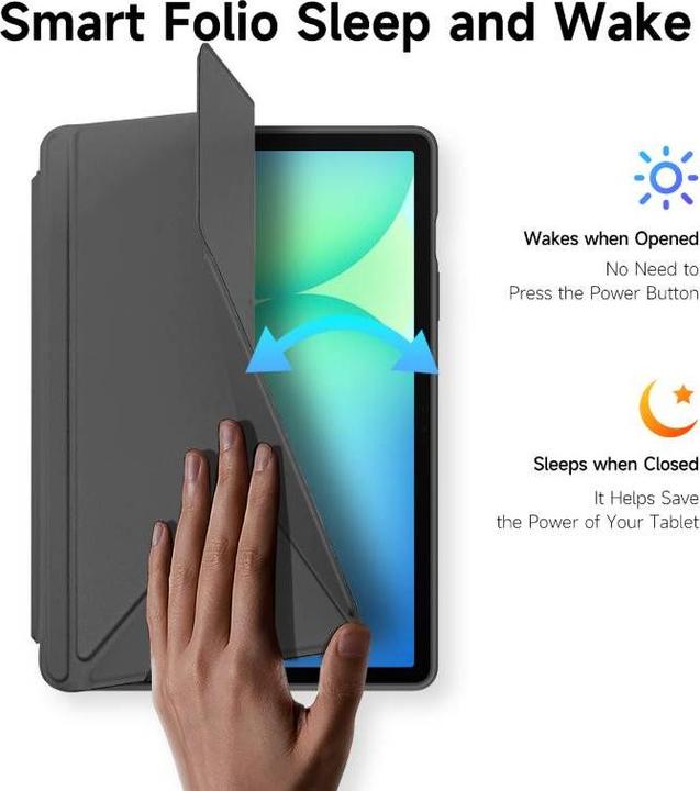 Actual product image Dux Ducis Magi Series Bookover (Galaxy Tab S9, Galaxy Tab S9 FE)