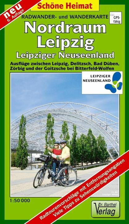 Produktbild Doktor Barthel Karte Nordraum Leipzig. Leipziger Neuseenland