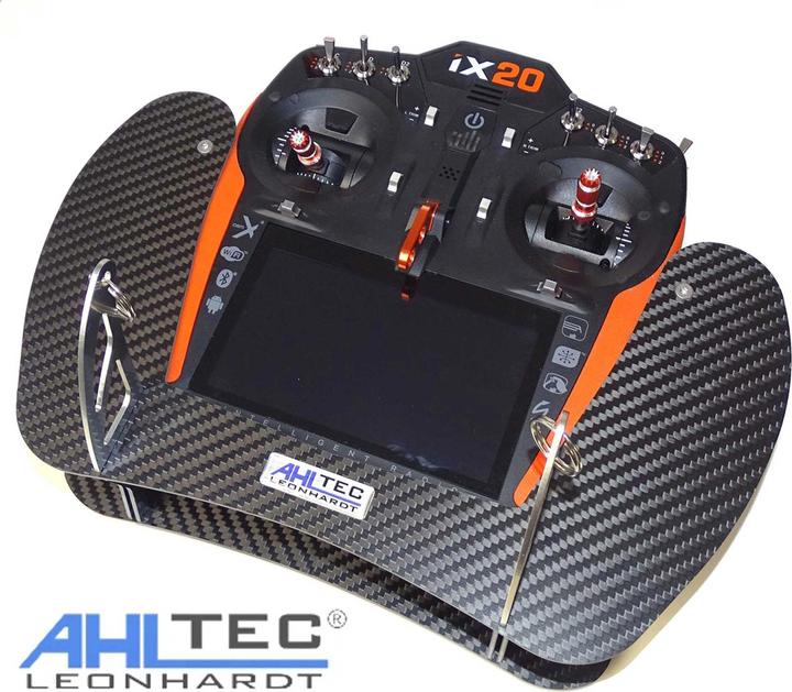 AHLtec console trasmittente spectrum ix20 carbon con staffa standard per console trasmittente, senza