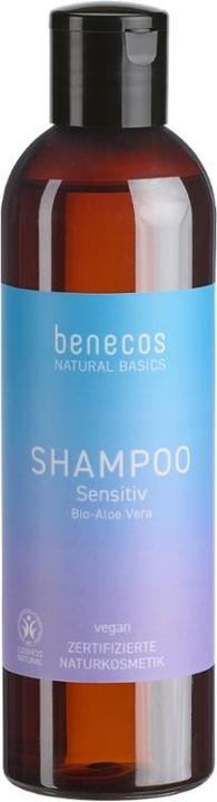 Benecos Shampoo Natural Basics Sensitiv - Aloe Vera (250 ml, Flüssiges Shampoo)