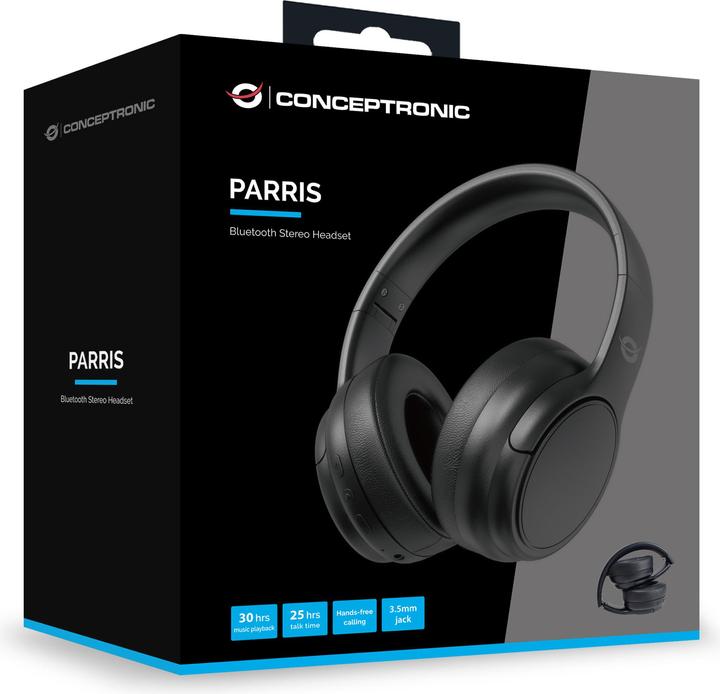 Productafbeelding Conceptronic Headset Draadloze Bluetooth 5.4 voor twee apparaten (25 h, Draadloze, Bedraad)