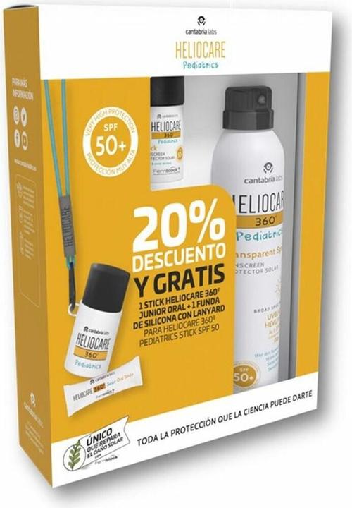 Produktbild Heliocare 360 Pediatrics Sun Protection Estuche 4 pcs (Sonnenspray, SPF 50, 200 ml)