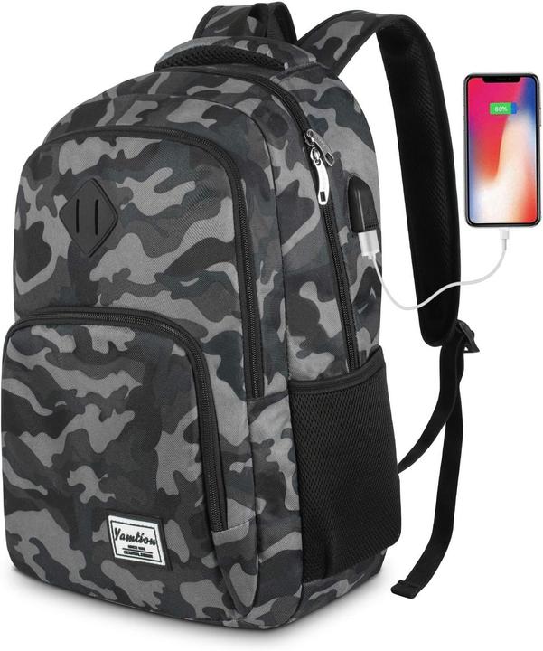 Immagine prodotto Yamtion Laptop-Rucksack mit USB-Ladeanschluss (35 l)