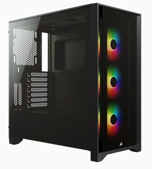Actual product image Corsair iCUE 4000X (ATX, mATX, Mini-ITX, E-ATX)
