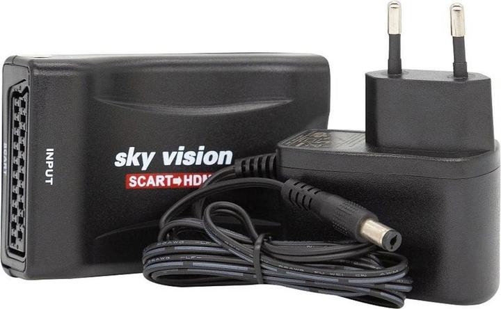 Immagine prodotto Sky Vision Convertitore da SCART a HDMI, PAL, NTSC, 1080P, VHS, Xbox, PS3