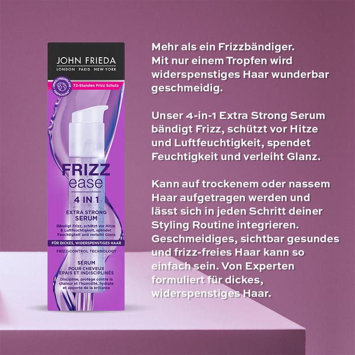 Image du produit John Frieda Frizz Ease - Original Extra Strong 4 in 1 Serum (50 ml)