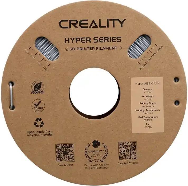 Actual product image Creality Hyper (ABS, 1.75 mm, 1000 g, Grey)