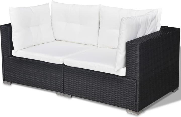 Produktbild VidaXL 5-tlg. Garten-Lounge-Set mit Kissen Poly Rattan