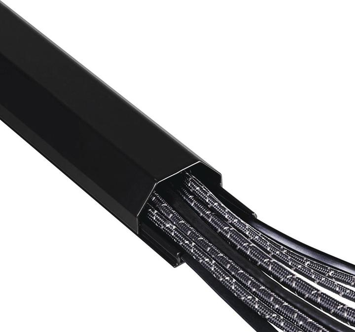 Produktbild Hama Alu-Kabelkanal, eckig, 110 x 5 x 2,6 cm, Schwarz (Kabelkanal, 110 cm)