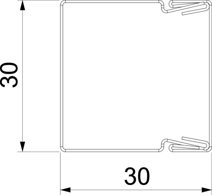 Produktbild OBO Bettermann Leitungsführungskanal mit Bodenlochung 6246985 (Kabeldurchlass, 200 cm)