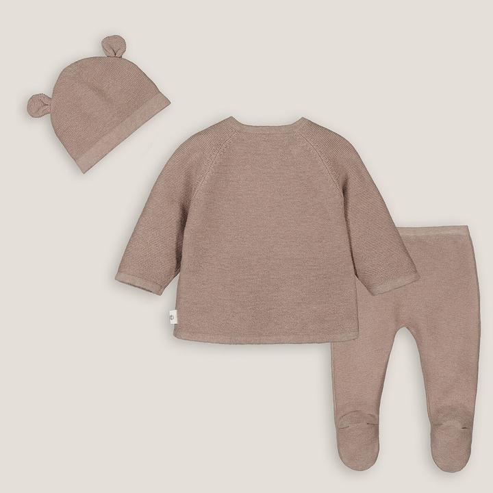 Image du produit La Redoute Collections Ensemble de 3 pièces en tricot