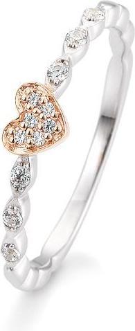 Breuning Verlobungsring Herz (57, 585/14 K Gold)