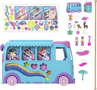 Image du produit Mattel Polly Mini - Τροχοσπιτο Με Ζωακια για 3+ ετών JCC22