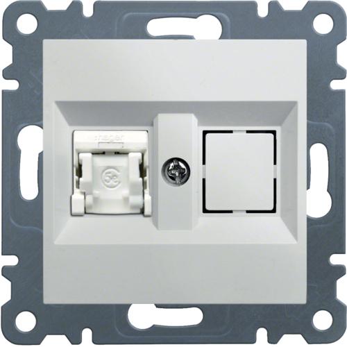 Produktbild Hager Computerspeicher LUMINA2 separate RJ45 cat.5e UTP weiss WL2110 (UTP, CAT5e)