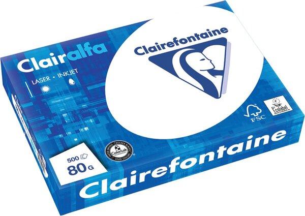 Produktbild Clairefontaine Clairalfa (80 g/m², 500 x, A4)
