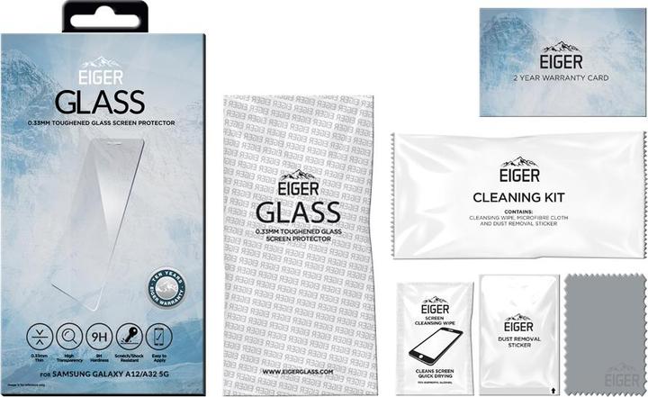 Produktbild Eiger Mountain Glass Clear (1 Stück, Samsung Galaxy A12)