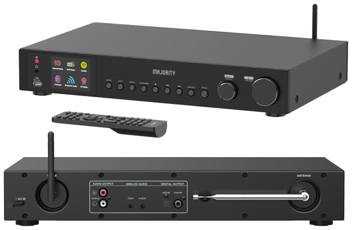 Produktbild Majority Fitzwilliam 3 Black (FM, DAB+, Bluetooth, WLAN)