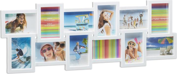 Image du produit Relaxdays Cadre photo pour 12 photos (10 x 15 cm)